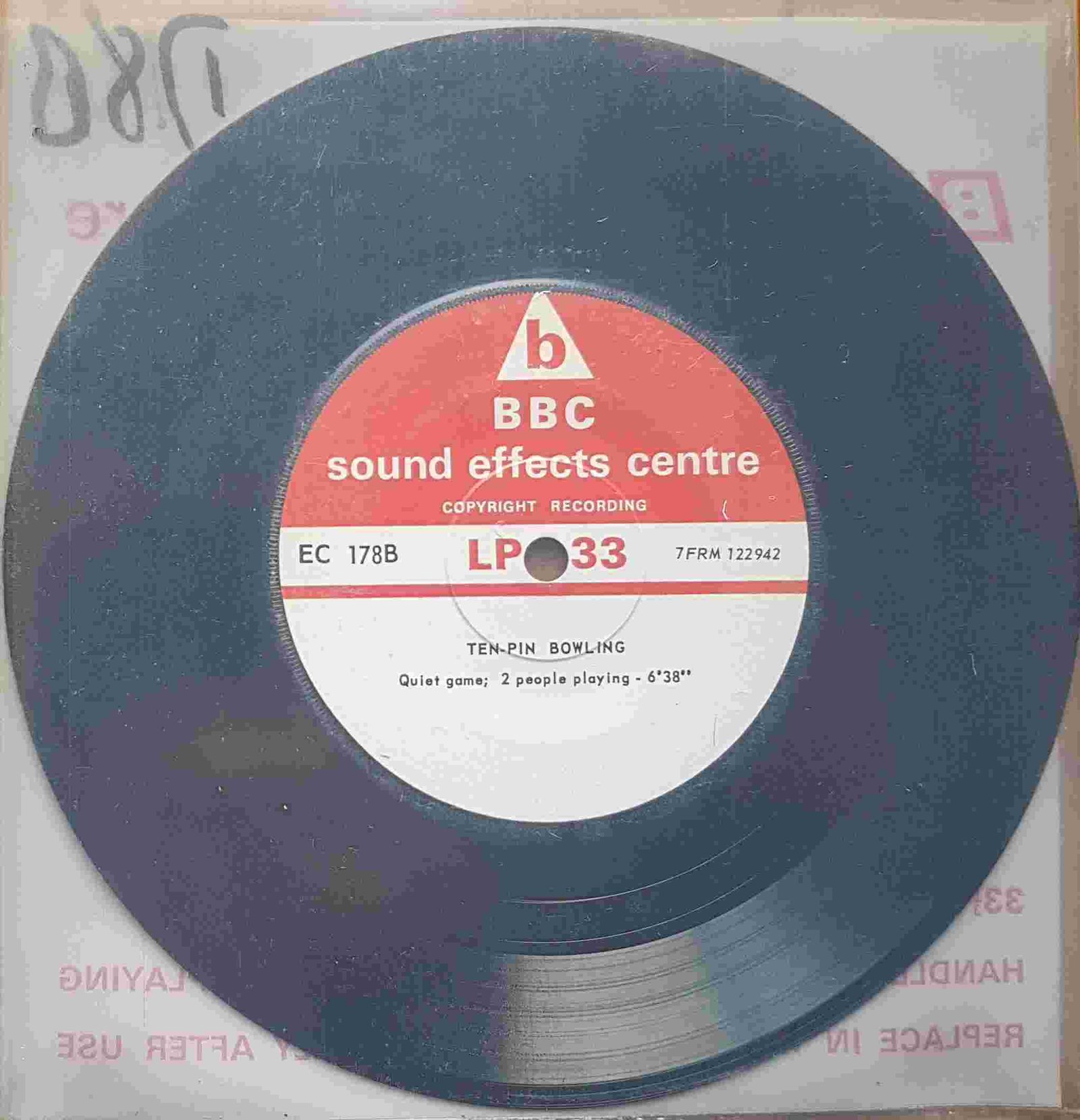 Picture of EC 178B Ten-pin bowling by artist Not registered from the BBC records and Tapes library